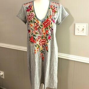 Johnny Was Adeline Gray tunic dress Size XS